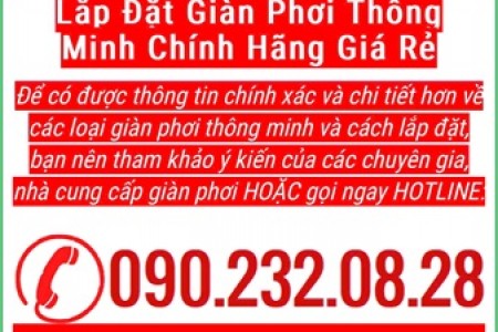 Hướng dẫn chọn và lắp giàn phơi thông minh chung cư